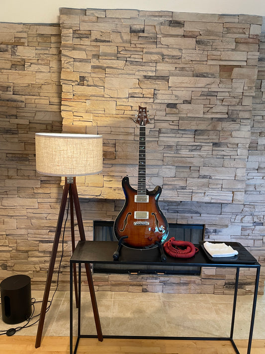 PRS SE Hollowbody II Piezo – Black Gold Burst