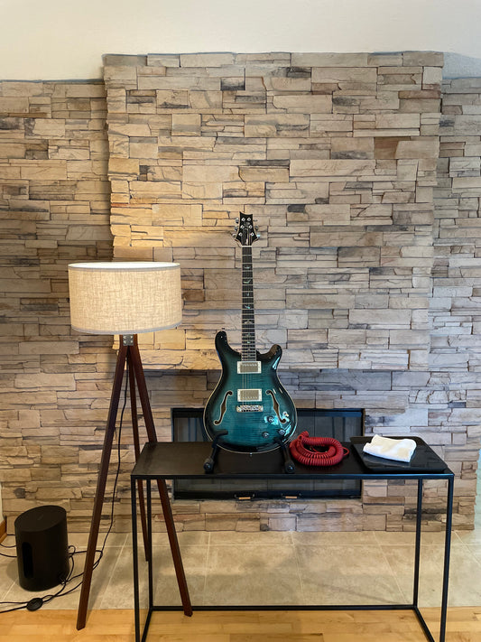 PRS SE Hollowbody II Piezo – Peacock Blue Burst